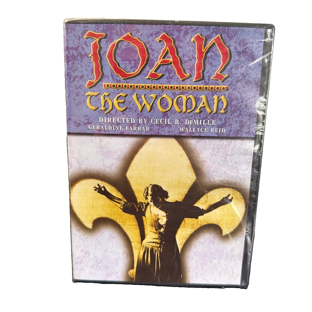Joan The Woman 1916 DVD Cecil DeMille Silent Film Joan of Arc New Sealed Rare